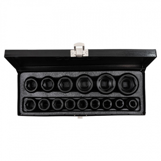 JCB Головки ударные, набор 15пр., 1/2" (6гр.) JCB-4159-5MPB - 1