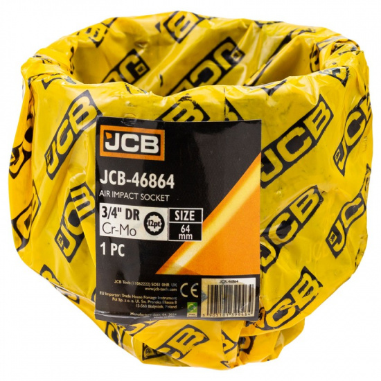 JCB Головка ударная 3/4", 64мм (12гр.) JCB-46864 - 1