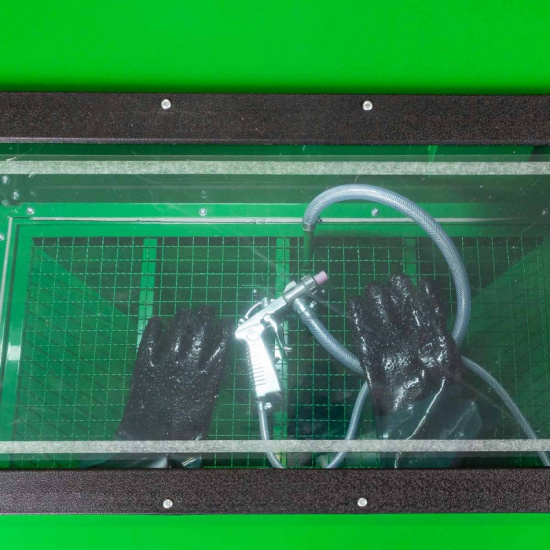 ROCK FORCE Пескоструйная камера 220л RF-SBC-220 ST (NEW) - 1