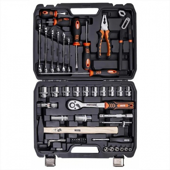 FORCEKRAFT Набор инструментов 56пр. 1/4", 1/2" FK-WT056 - 1