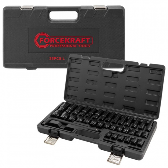 FORCEKRAFT Набор головок 35пр. 1/2" 6pt FK-4359MPB - 1