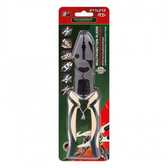 ROCK FORCE Плоскогубцы комбинированные многофункциональные RF-611L215 - 1