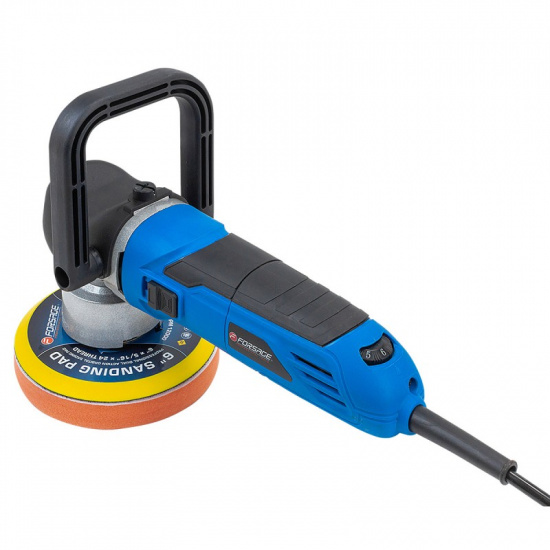 FORSAGE Машина полировальная орбитальная электрическая (230V, 800W, 2000-6800об/мин, диаметр круга - 150мм) F-03060(2000-6800об) - 1