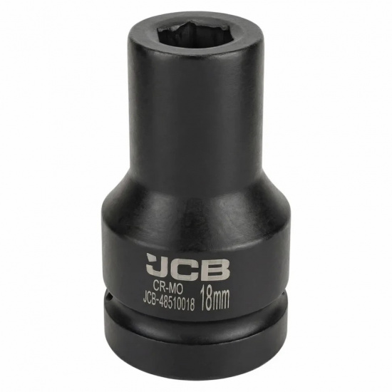 JCB Головка ударная глубокая 1", 18мм (6гр.) JCB-48510018 - 1