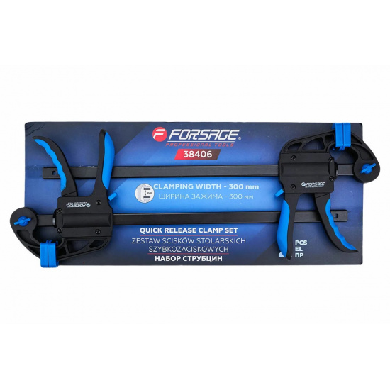 FORSAGE Набор струбцин 2пр. F-38406 - 1