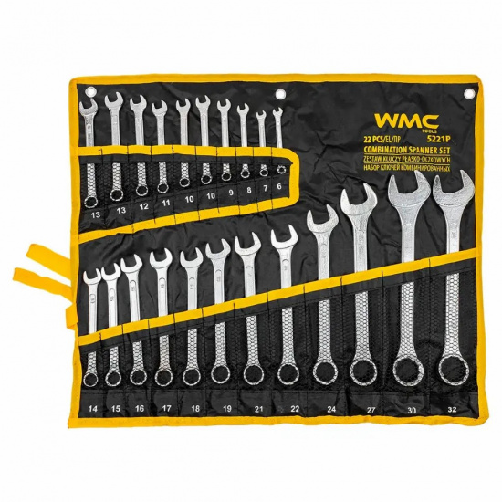 WMC TOOLS Набор ключей комбинированных 22пр. WMC-5221P - 1