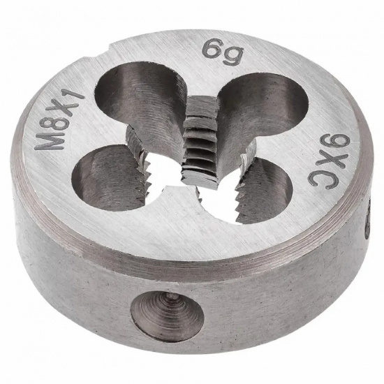 SCHEPPACH Плашка M8x1/Ф25 Sch-DIE8x1 - 1