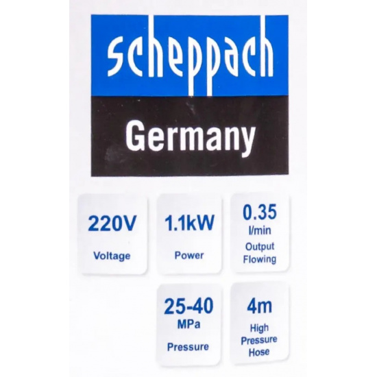 SCHEPPACH Нагнетатель густой смазки электрический 25л Sch-HG-69230 - 1