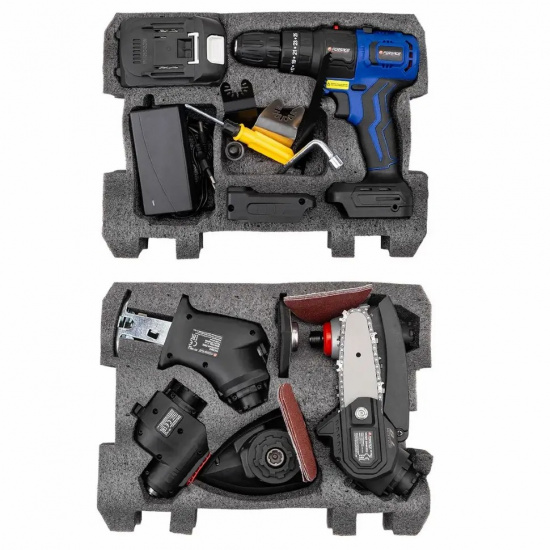 FORSAGE Инструмент многофункциональный аккумуляторный 8в1, 21В F-JCB-18MT-B TXM - 1