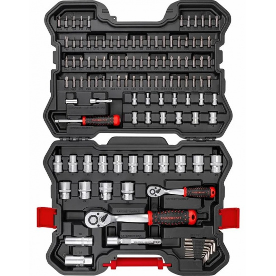 FORCEKRAFT LIGHT Набор инструментов 115пр. 1/4" 1/2" 6гр FK LIGHT-41151-5 - 1