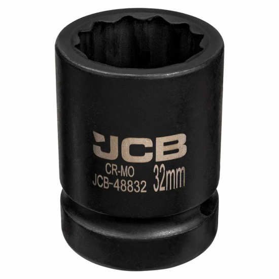 JCB Головка ударная 1'', 32мм (12гр.) JCB-48832 - 1