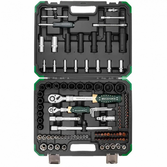 ROCK FORCE Набор инструментов 108+6пр. 1/4", 1/2" (6гр.) RF-41082+6L - 1