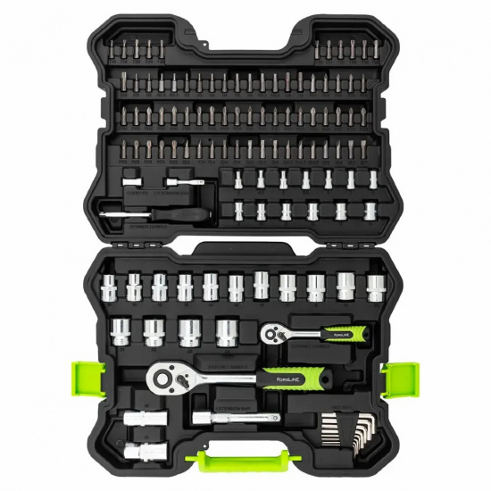 FORSTIME Набор инструментов 115пр. 1/4", 1/2" (6гр.) FL-41151-5 - 1