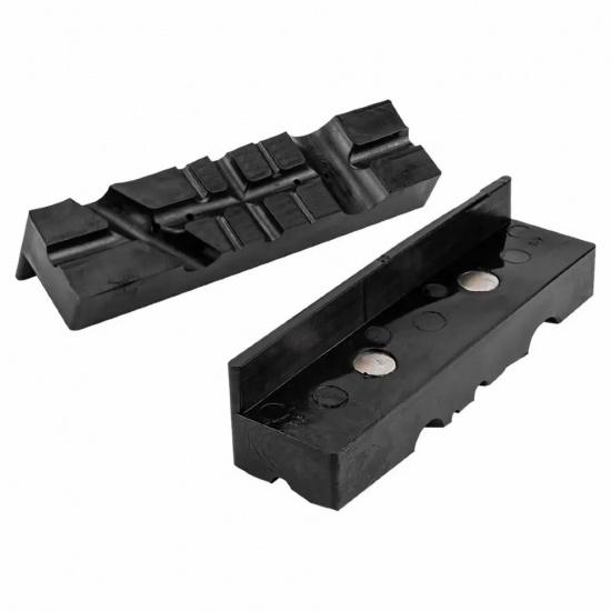 ROCK FORCE Губки для тисков магнитные 4" 100мм (набор 2шт.) RF-6540204-P - 1