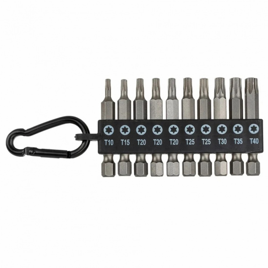 SCHEPPACH Биты TORX 1/4"х50мм, набор 10пр. Sch-HW-S14 - 1
