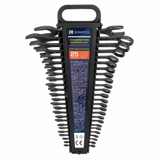 SIGMATOOL Набор ключей комбинированный 25пр. Sigmatool-5261D36-41 BLACK - 1
