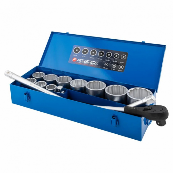 FORSAGE Набор инструментов 15пр. 1" (12гр.) F-8151-9 - 1