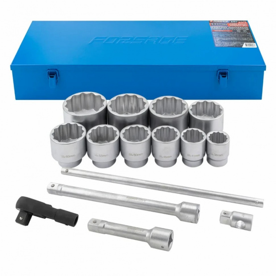 FORSAGE Набор инструментов 15пр. 1" (12гр.) F-8151-9 - 1
