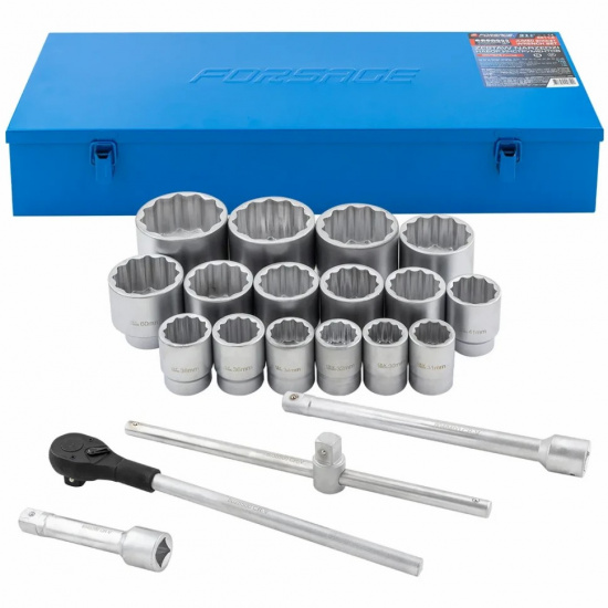 FORSAGE Набор инструментов 21пр. 1" (12гр.) F-8211-9 - 1