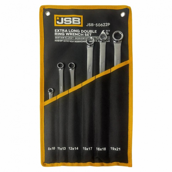 JSB Набор ключей накидных экстра длинных 6пр. JSB-50622P - 1