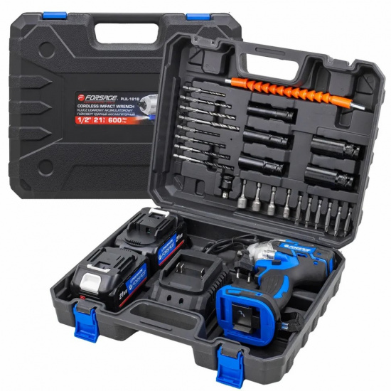 FORSAGE Гайковерт ударный аккумуляторный 1/2" F-PLIL-181B - 1