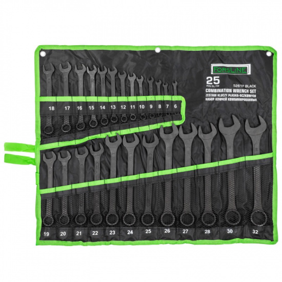FORSLINE Набор ключей комбинированных 25пр. FL-5261P BLACK - 1