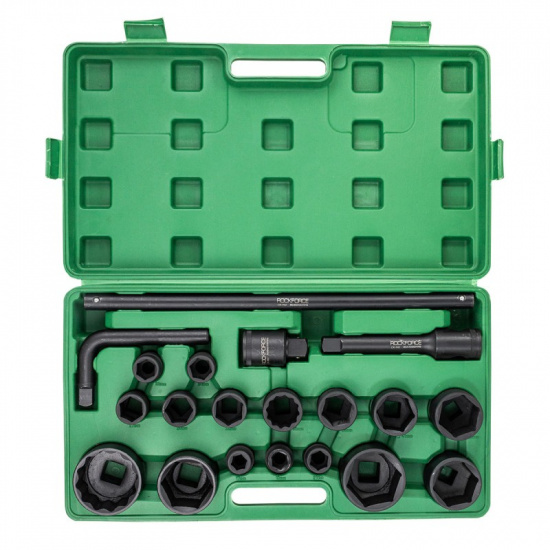 ROCK FORCE Набор инструментов 20пр. 3/4", 1" RF-6204-5MPB - 1