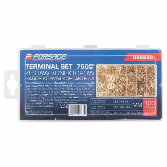 FORSAGE Набор клемм контактных 750шт. F-068685 - 1