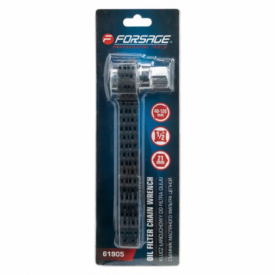 FORSAGE Съемник масляного фильтра цепной 1/2" 21мм F-61905 - 1