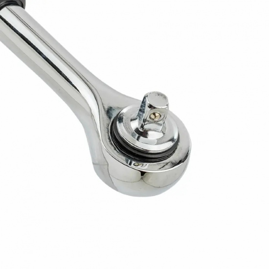 WMC TOOLS Трещотка реверсивная с резиновой ручкой 1/4  (45 зуб., L-140мм) WMC-80222B - 1