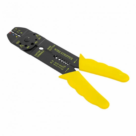WMC TOOLS Пресс-клещи для обжима клемм и снятия изоляции WMC WMC-STR15L200 - 1