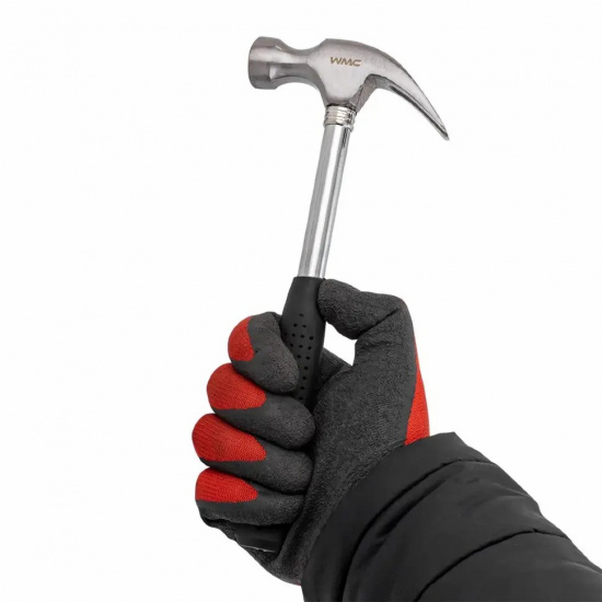 WMC TOOLS Молоток-гвоздодер с прорезиненной рукояткой 350гр. (L-250мм) WMC-T7012B - 1