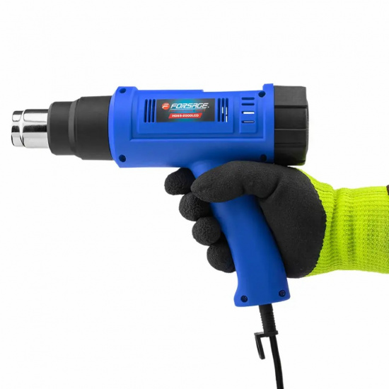 FORSAGE Фен промышленный электрический с насадками 2000Вт F-HG65-2000LCD - 1