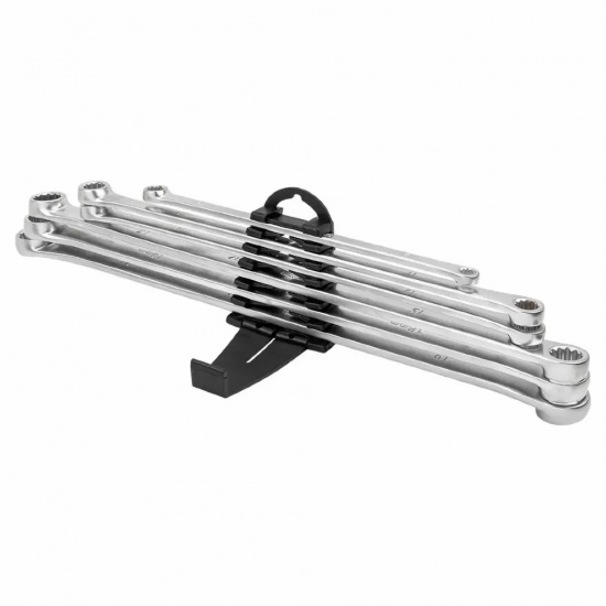 JCB Ключи накидные экстра длинные, набор 6пр. (8х10, 11х13, 12х14, 15х17, 16х18, 19х21мм) JCB-50622 - 1