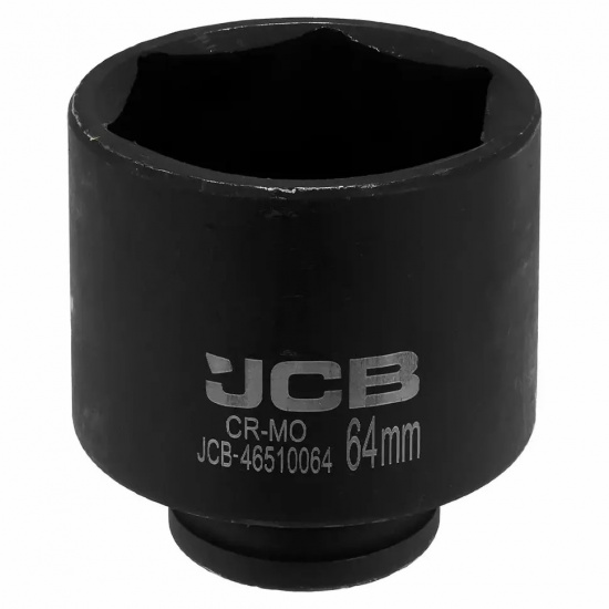 JCB Головка ударная глубокая 3/4", 64мм (6гр.) JCB-46510064 - 1