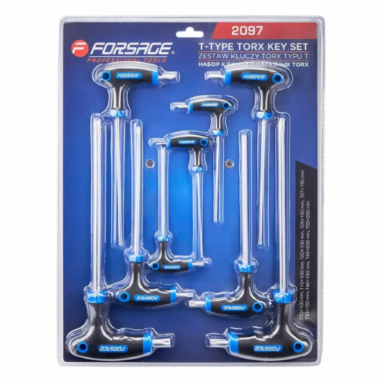 FORSAGE Ключи T-образные TORX, набор 9пр. F-2097 - 1