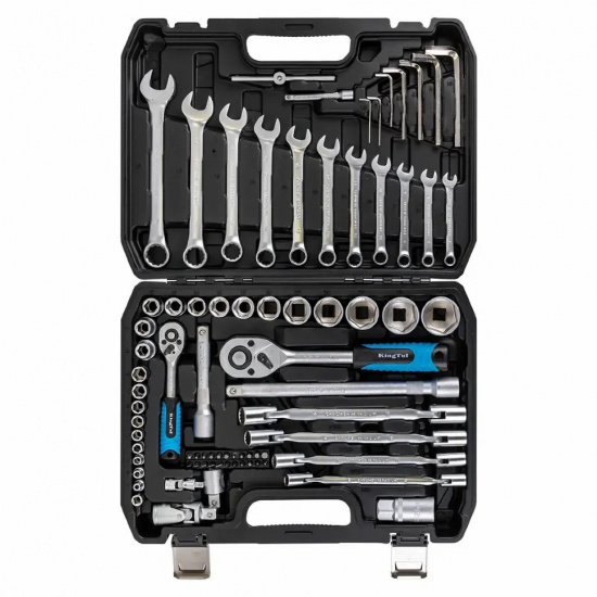 KINGTUL Набор инструментов 77пр. 1/4", 1/2" KT-KT77 - 1