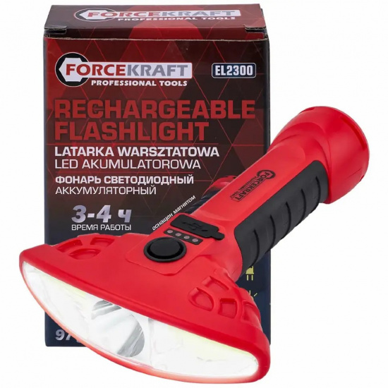 FORCEKRAFT Фонарь светодиодный аккумуляторный FK-EL2300 - 1