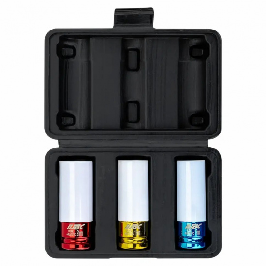 JBC Головки ударные тонкостенные, набор 3пр., 1/2" (6гр.) JBC-4032 - 1