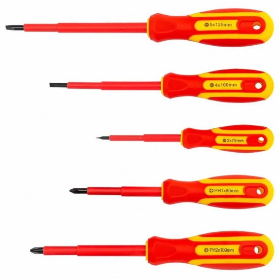 FORSAGE Отвертки диэлектрические, набор 5пр. F-2125 - 1