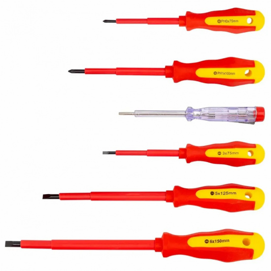 FORSAGE Отвертки диэлектрические, набор 6пр. F-2828 - 1