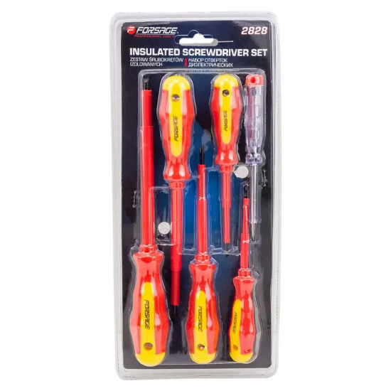 FORSAGE Отвертки диэлектрические, набор 6пр. F-2828 - 1