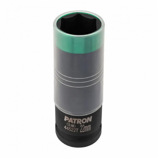 PATRON Головка ударная глубокая тонкостенная 1/2", 22мм P-44522T - 1