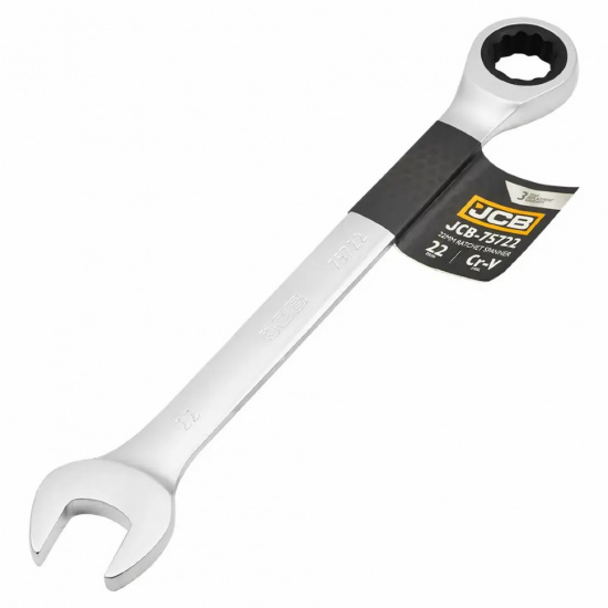 JCB Ключ комбинированный трещоточный 22мм JCB-75722 - 1