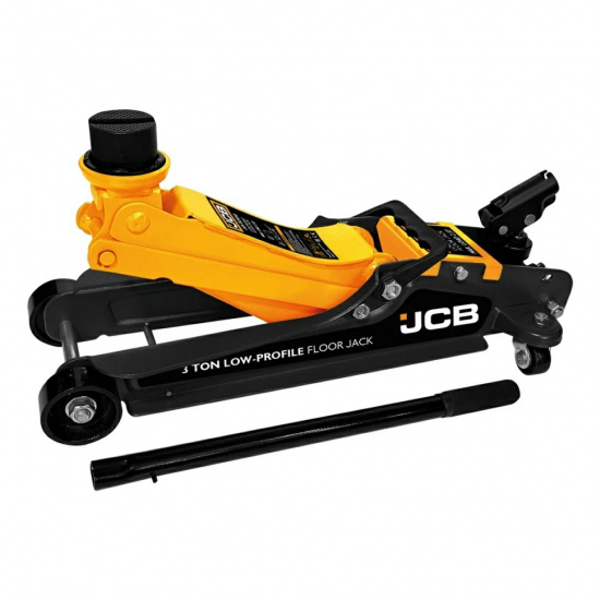 JCB Домкрат подкатной гидравлический низкопрофильный 3т с поворотной ручкой JCB-T825010 - 1