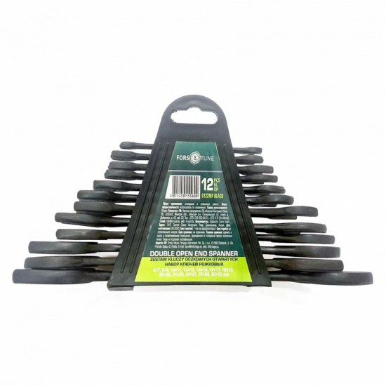 FORSandTUNE Набор ключей рожковых 12пр. FORSandTUNE-5122MP Black - 1