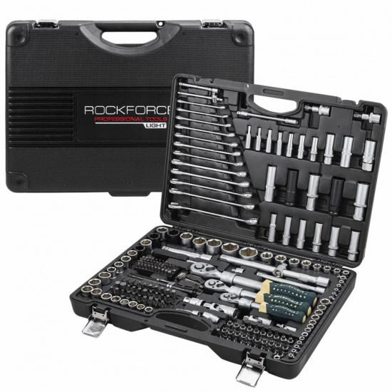 ROCK FORCE LIGHT Набор инструментов 216пр. 1/4", 3/8", 1/2" (6гр.) RF LIGHT-38841L - 1