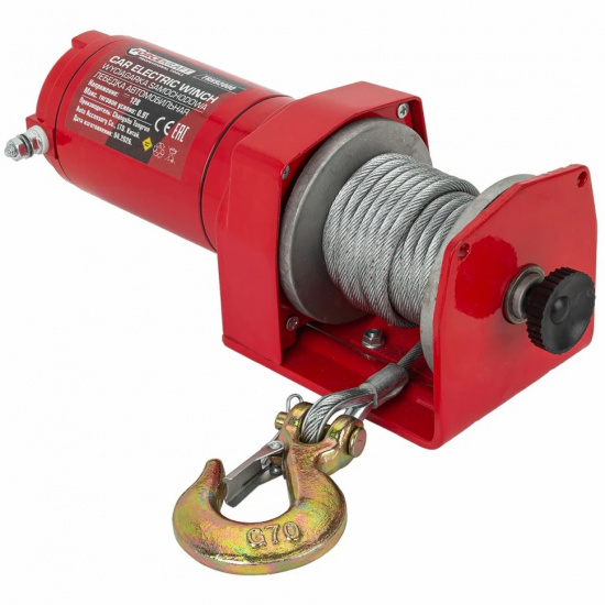 FORCEKRAFT Лебедка автомобильная 900кг 12В FK-TRH92000 - 1