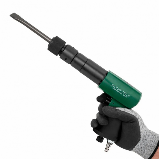 ROCK FORCE Зубило пневматическое RT-3501K с комплектом насадок 25пр. 1/4" RF-KT-6071D - 1
