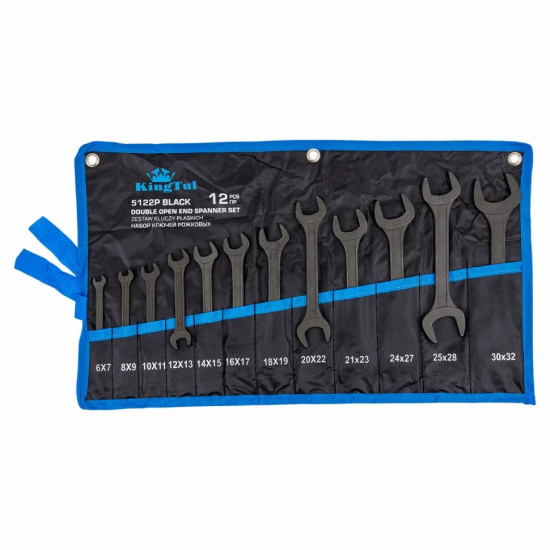 KINGTUL Набор ключей рожковых 12пр. KT-5122P BLACK - 1